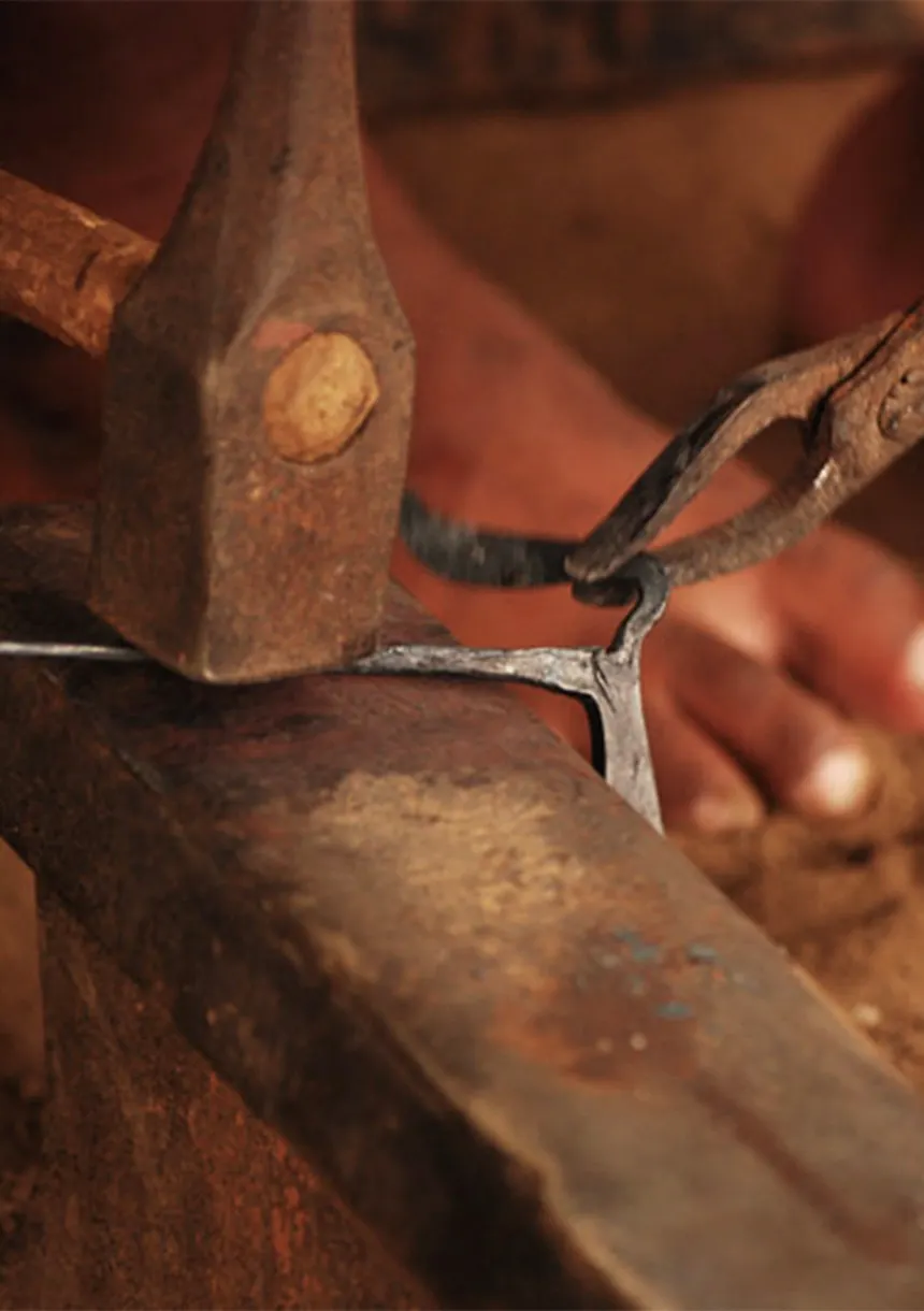 Hand-forged iron art lifestyle